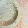 Assiette creuse Tizwelt crème 26cm