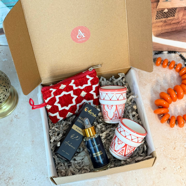 Coffret Cadeau Artisanal Tafrant Rouge