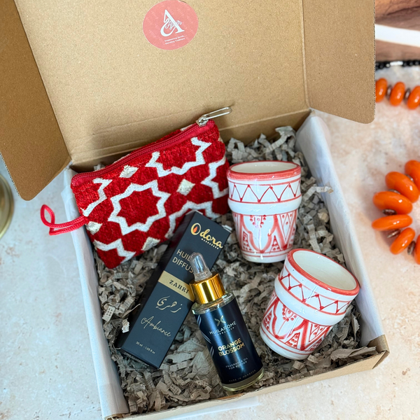 Coffret Cadeau Artisanal Tafrant Rouge