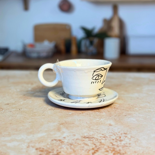 Tasse à café avec sous tasse Oudm