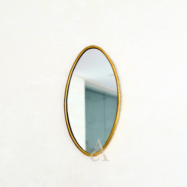 Miroir Asirem Ovale en laiton