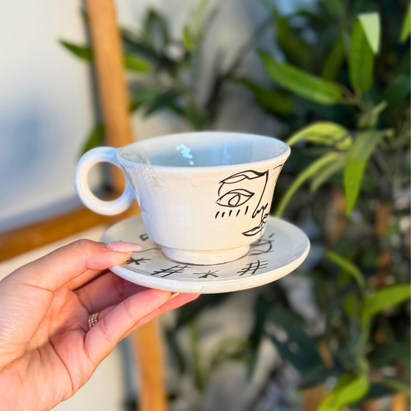 Tasse à café avec sous tasse Oudm