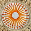 Service assiettes Tafoukt orange (12 pièces)