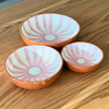 Set de 3 saladiers Tafoukt rayés