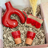 Coffret cadeau artisanal Adal rouge