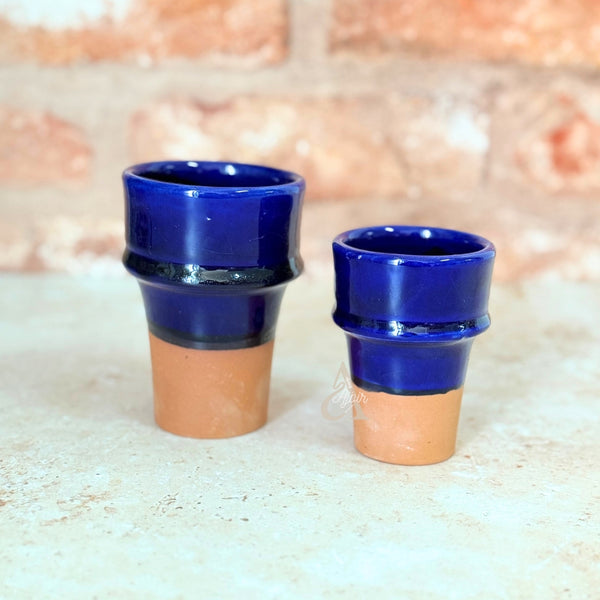 Verre beldi bicolore