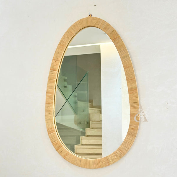 Miroir artisanal ovale (3 tailles)