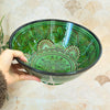 Grand Saladier Artisanal aux Motifs Nakch Marocain