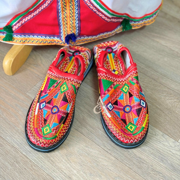 Babouche Amazigh colorée