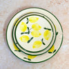 Set de 3 Assiettes Artisanales aux Motifs Citron