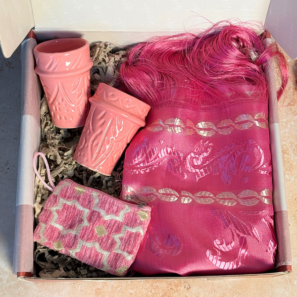 Coffret cadeau artisanal Azririt Rose