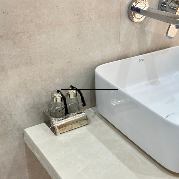 Set bouteille shampoing et bain douche argent - Ajbir