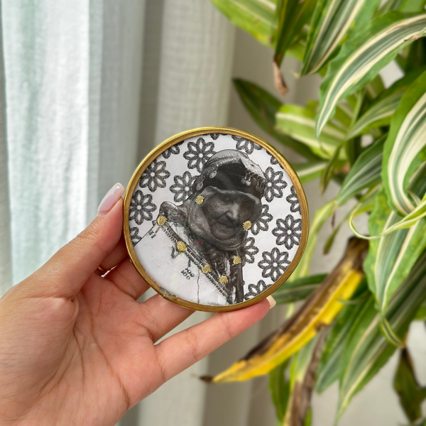 Sous tasse Izza noir - Ajbir