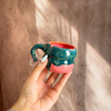 Tasse à café artisanale en céramique émaillée Talla