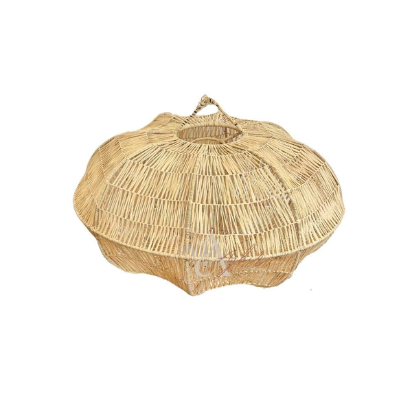 Suspension en raphia tressée 2 - Ajbir