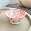 Bol artisanal marocain Taddart rose 15cm