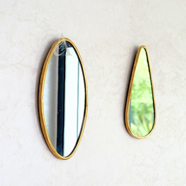 Miroir Asirem Ovale en laiton
