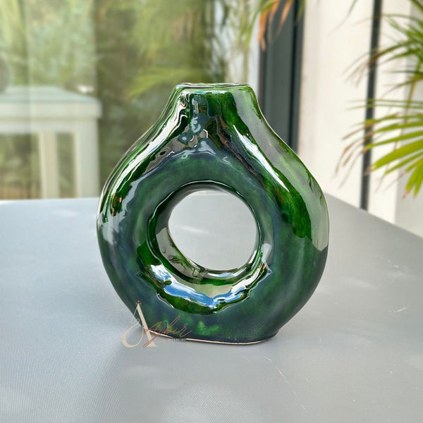 Vase Tafoukt vernis petit - Ajbir