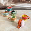 Tasse à café artisanale en céramique émaillée Talla