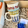 Coffret Cadeau XL Artisanal Aman Bleu & Crème