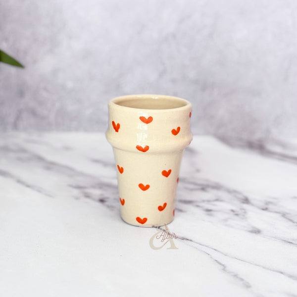 Tasse beldi Tayri cœur orange