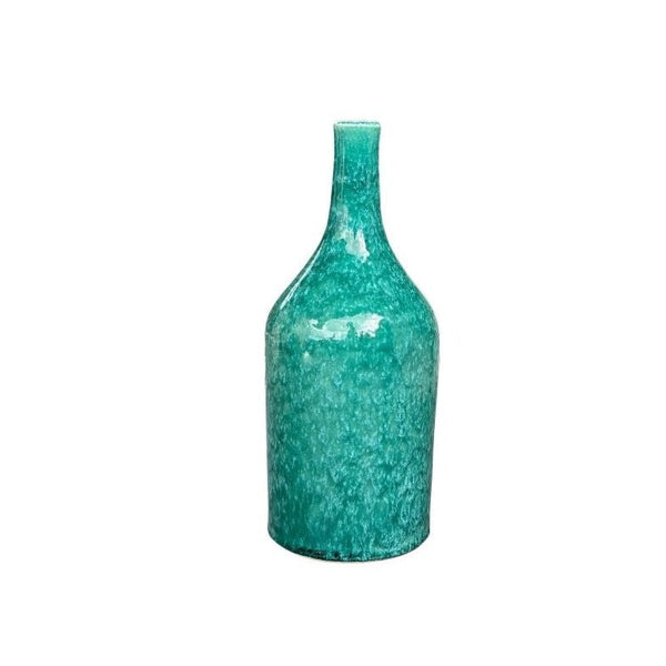 Vase bouteille turquoise grand - Ajbir
