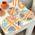 Set assiettes Amazigh orange