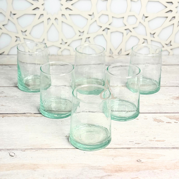 Set de 6 verres à eau/jus beldi transparent