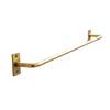 Barre porte-serviette murale en laiton doré 50 cm