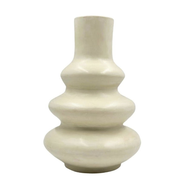 Vase Aboukal crème grand - Ajbir