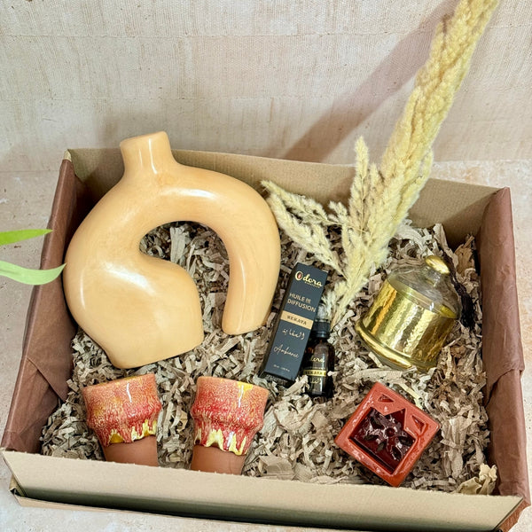 Coffret cadeau artisanal XL Atlas beige