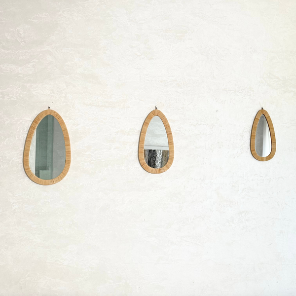 Miroir artisanal ovale (3 tailles)