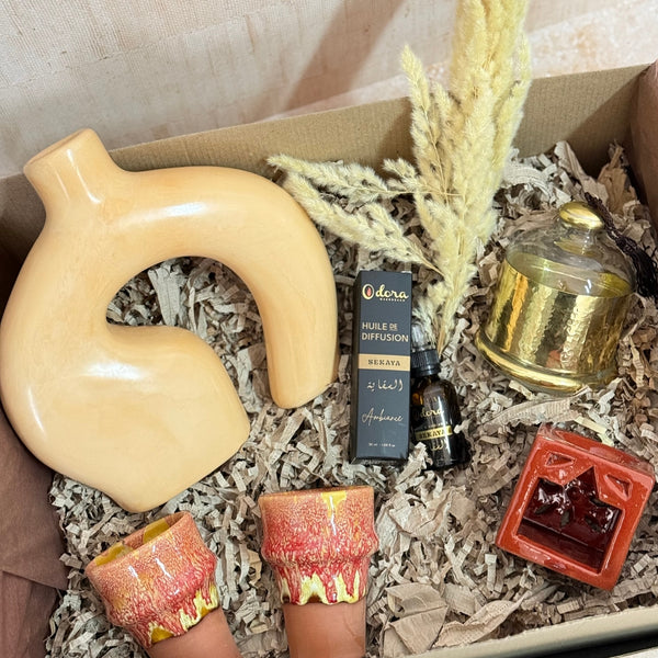 Coffret cadeau artisanal XL Atlas beige