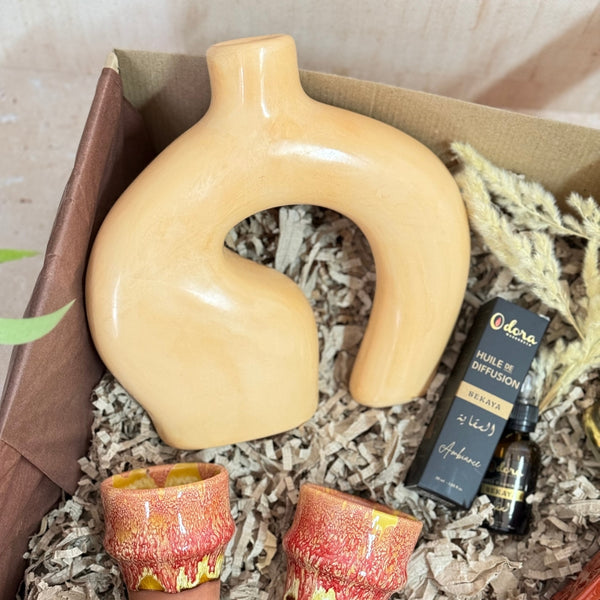 Coffret cadeau artisanal XL Atlas beige