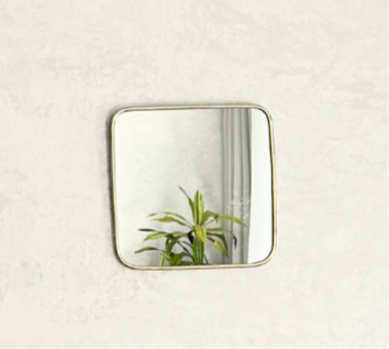 Miroir moyen en laiton Afaw
