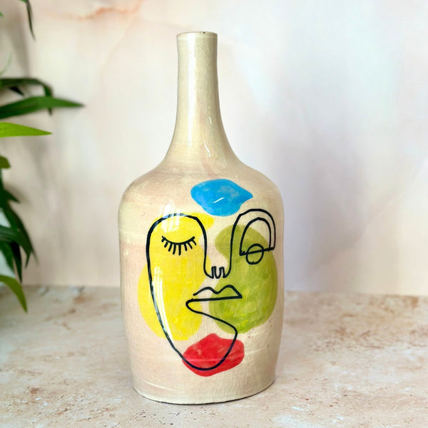 Vase bouteille Oudm coloré