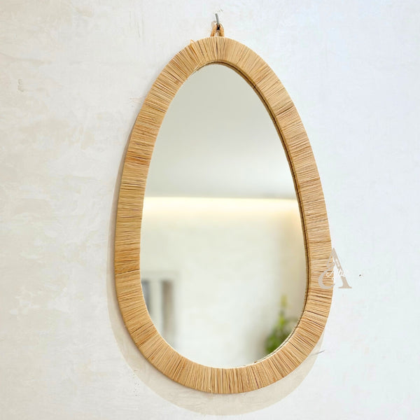 Miroir artisanal ovale (3 tailles)