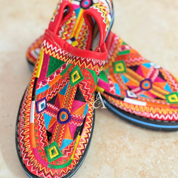 Babouche Amazigh colorée
