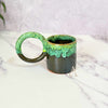 Mug vert bicolore