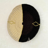 Plateau artisanal Talount Titrit à moitié noir et beige 45cm