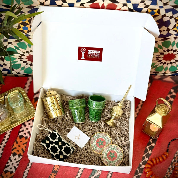 Coffret cadeau Rituels du Maroc –Artisanat d’Accueil | Édition CAF 2025