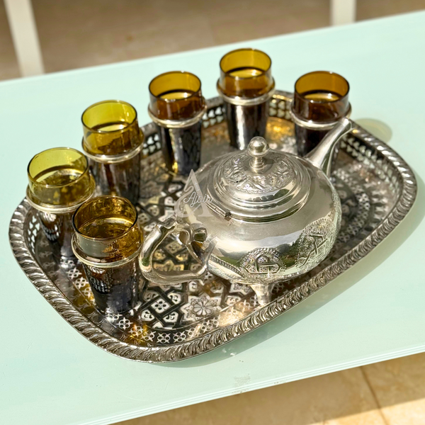 Pack à thé traditionnel marocain