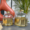 Cloche en verre et laiton grande - Ajbir