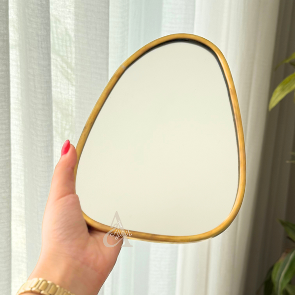 Miroir Tazrart en laiton