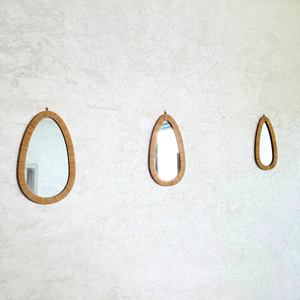 Miroir artisanal ovale (3 tailles)