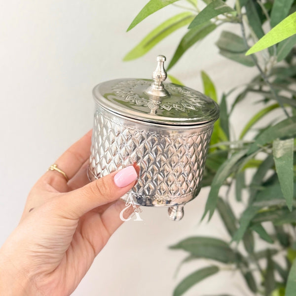 Sucrier traditionnel artisanal martelé grand