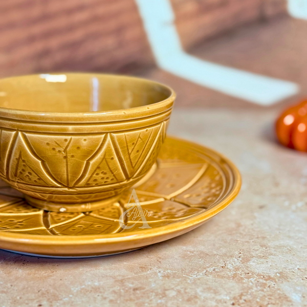 Assiette Tizwelt sable 20cm