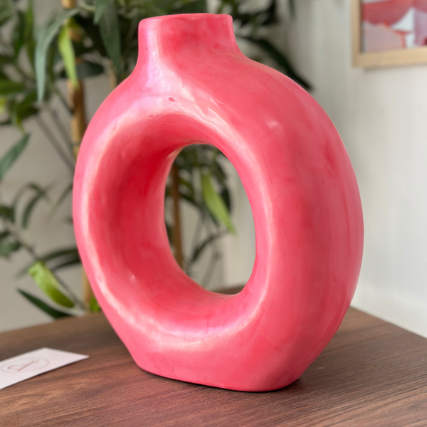 Vase artisanal Tafoukt grand mat