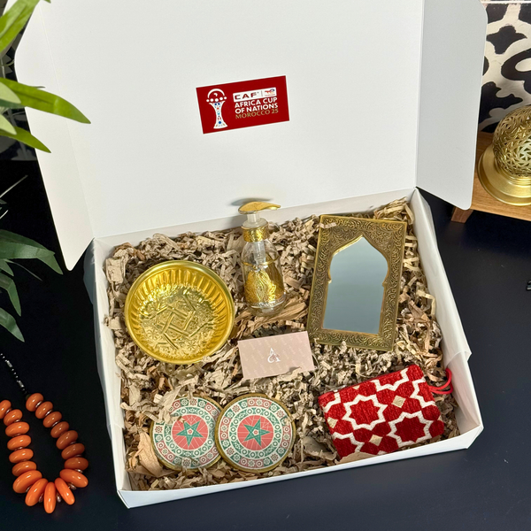 Coffret cadeau Sahra Dorée Maroc – Édition spéciale CAN 2025
