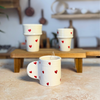 Tasse à café artisanal Tayri coeurs